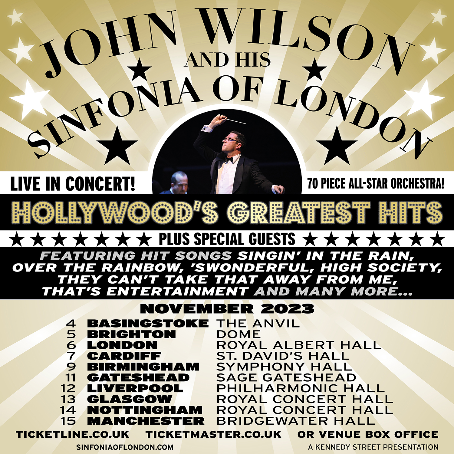 Hollywood's Greatest Hits - 2023 Tour Announced - Sinfonia of London